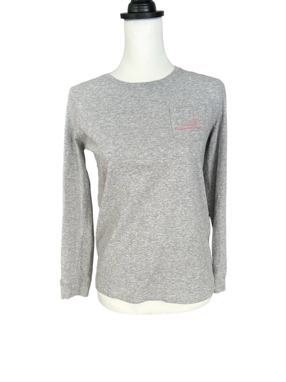 Vineyard Vines Kids Long Sleeve Shirt Gray Large